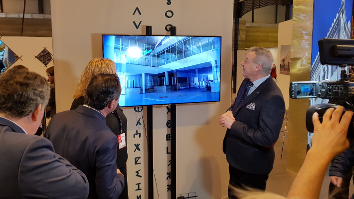 El Puerto de Motril presenta en Fitur la nueva terminal de pasajeros que se prevé se ponga en marcha en 4 ó 5 semanas